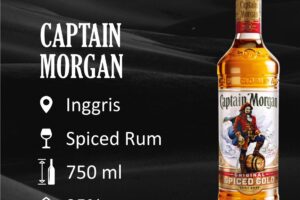 Buy CAPTAIN MORGAN RUM in Bali | RAJA BOTOL BALI Delivers to Your Doorstep