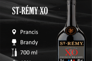 Enjoy the Exquisite ST. REMMY XO 700ML, Premium Liquor Delivered Straight to Your Doorstep in Bali