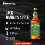 Bali Nights in a Sip: Buy JACK DANIELS WHISKEY APPLE 750ML with Delivery from Raja Botol Bali