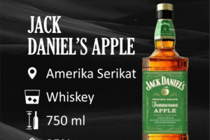 Bali Nights in a Sip: Buy JACK DANIELS WHISKEY APPLE 750ML with Delivery from Raja Botol Bali