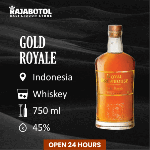 Buy Gold Royale Whisky 750ml in Bali – Romantic Evenings Delivered to You!