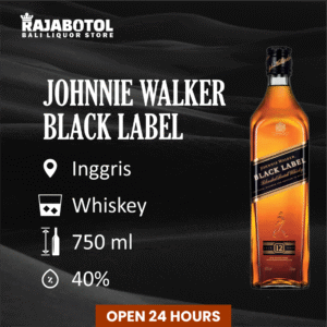 Buy JOHNNIE WALKER BLACK LABEL 750ML in Bali – Premium Quality Delivered to Your Door