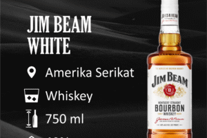 Elevate Your Evenings with Jim Beam White Bourbon 700ml from Raja Botol Bali