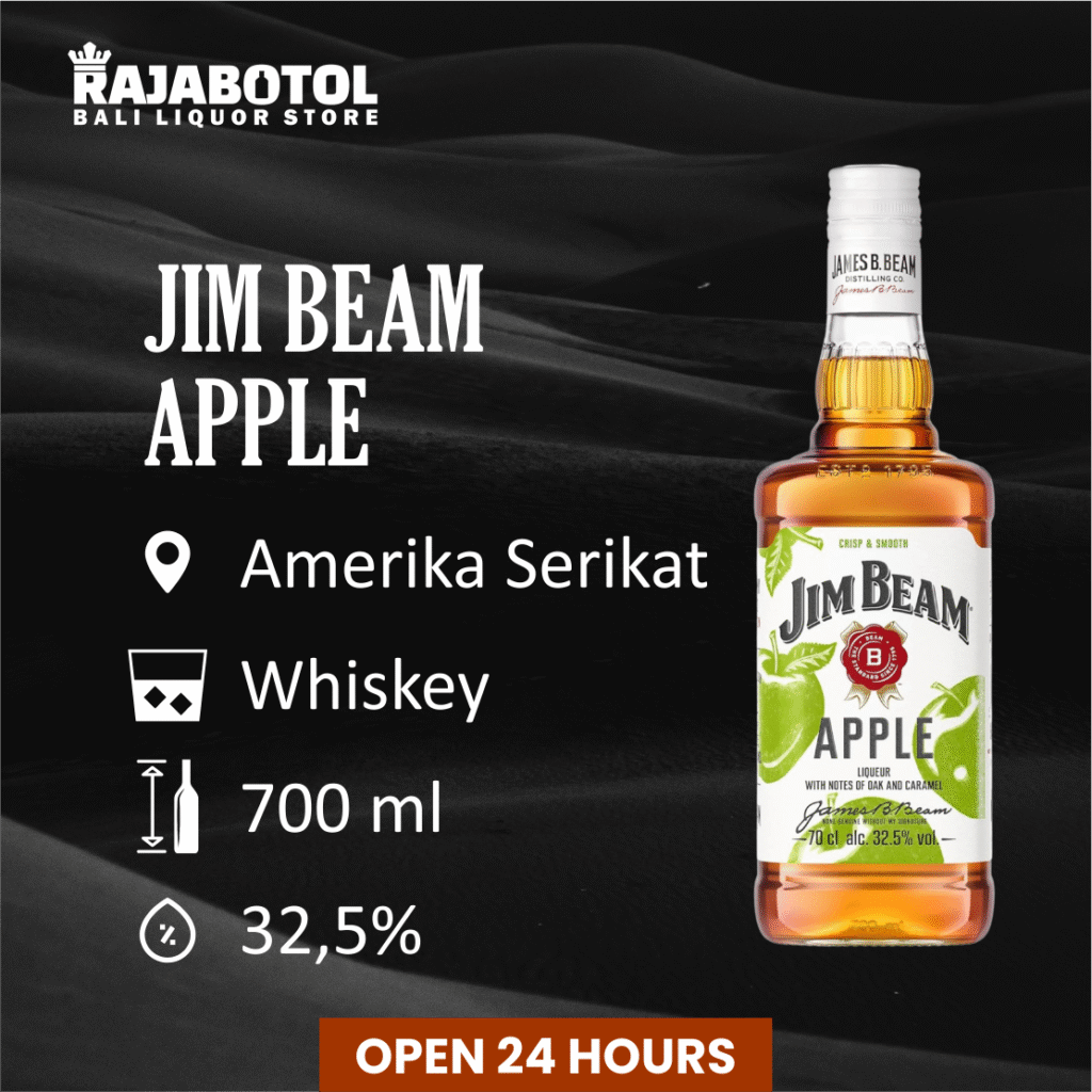 Jim Beam Apple 700ml: A Perfect Blend of Classic Bourbon and Crisp Apple Flavor