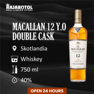 World-Class Indulgence Buy MACALLAN 12YO WHISKEY DOUBLE CASK 700ML Only at Raja Botol Bali