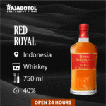 Enjoy the Night in Bali with RED ROYALE WHISKY 750ML from RAJA BOTOL BALI