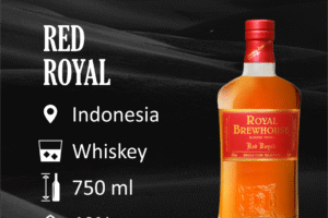 Enjoy the Night in Bali with RED ROYALE WHISKY 750ML from RAJA BOTOL BALI