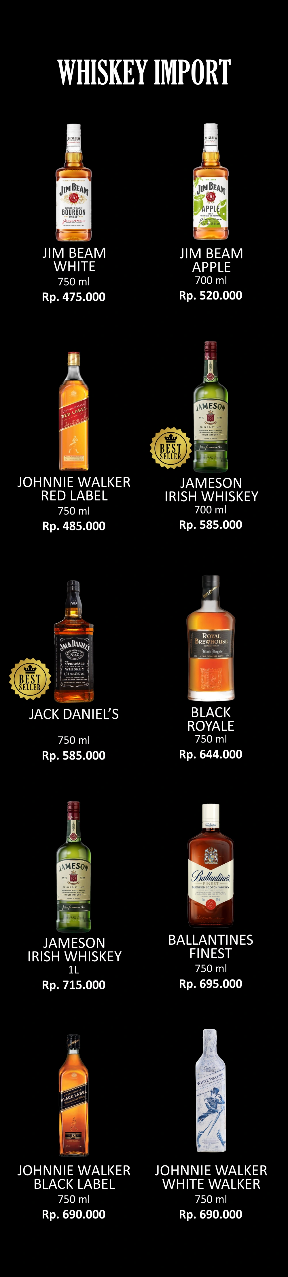 whiskey import hp